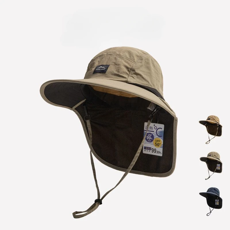 Aquatic Sports Hat - Unisex Summer Wide Brim Waterproof Quick-drying