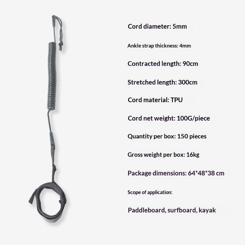 1PC Surf Sup 10 Feet Ankle Lea – Surfboard Leash Ankle recenzja i cena