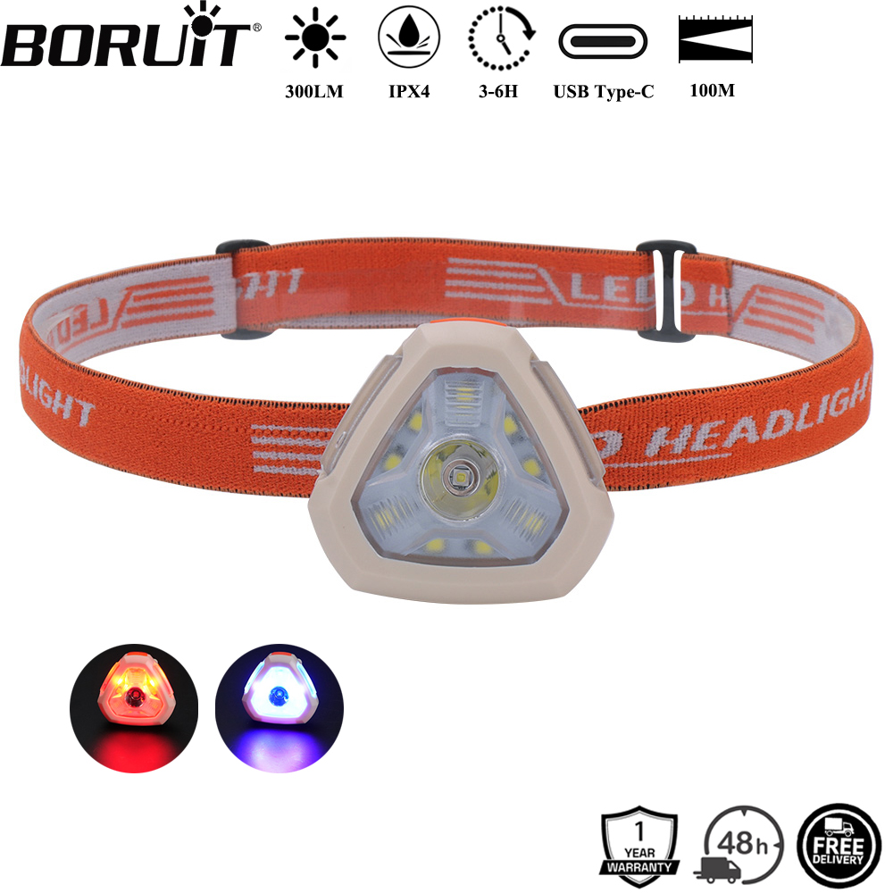BORUiT 300LM Cap Clip LED Head – Aquatic Sports Hat recenzja i cena