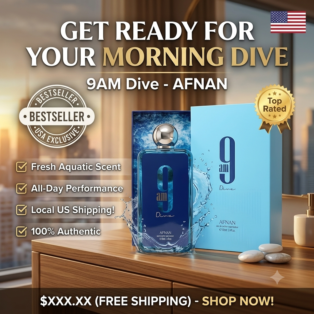 Afnan 9 AM Dive EDP 100ml - Lo – Aquatic Diving recenzja i cena
