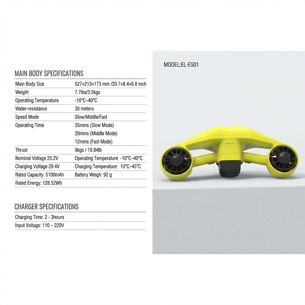 Electric Sea Scooter 30m Under – Aquatic Diving recenzja i cena