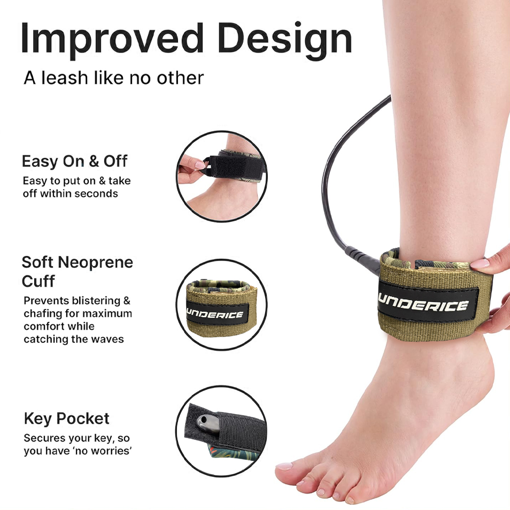UICE SUP Board Leash Surf Padd – Surfboard Leash Ankle recenzja i cena