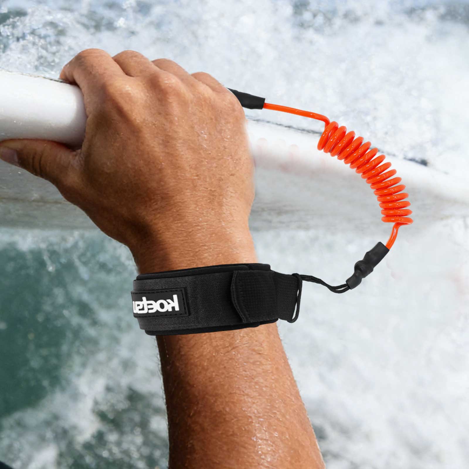 Coiled Bodyboarding Leash TPU  – Surfboard Leash Ankle recenzja i cena