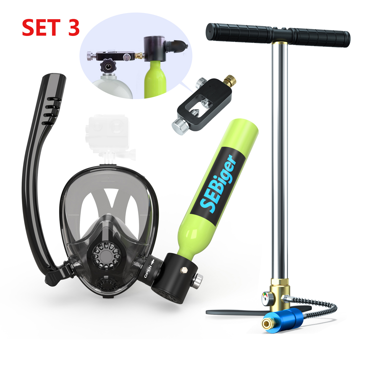 SEBIger 0.5L Diving diving tan – Aquatic Diving recenzja i cena