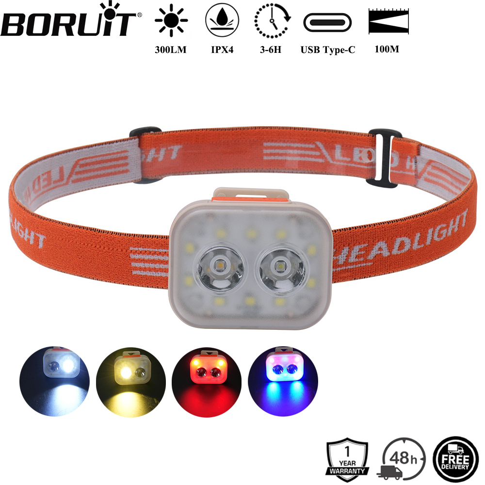 BORUiT 300LM Cap Clip LED Head – Aquatic Sports Hat recenzja i cena
