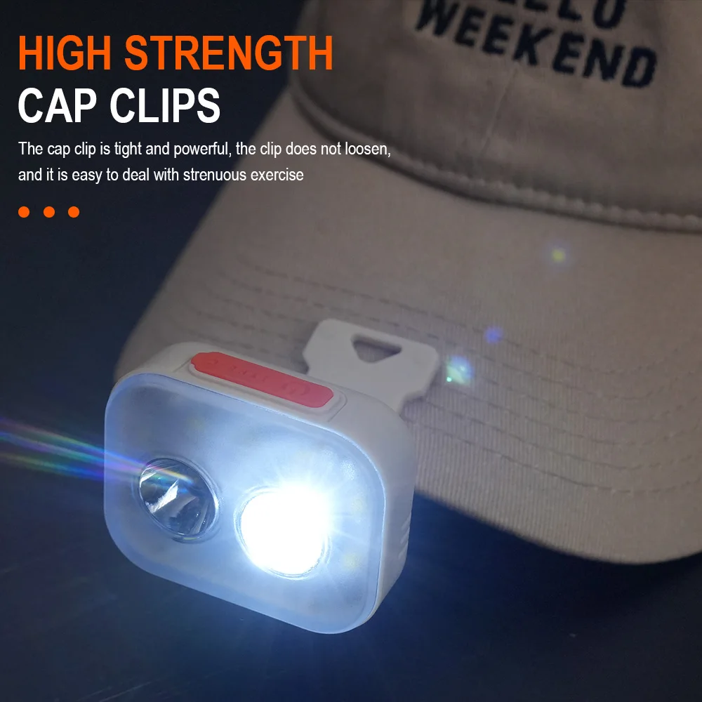 BORUiT 300LM Cap Clip LED Head – Aquatic Sports Hat recenzja i cena