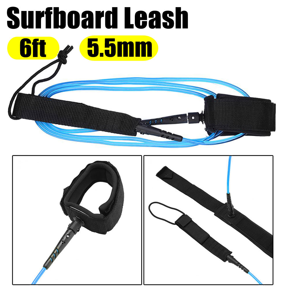 6ft 5.5MM TPU Surfboard Ankle  – Surfboard Leash Ankle recenzja i cena